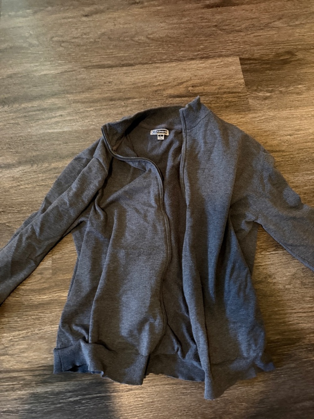 Eddie Bauer Men's Lightweight Gray Shirt Jacket
